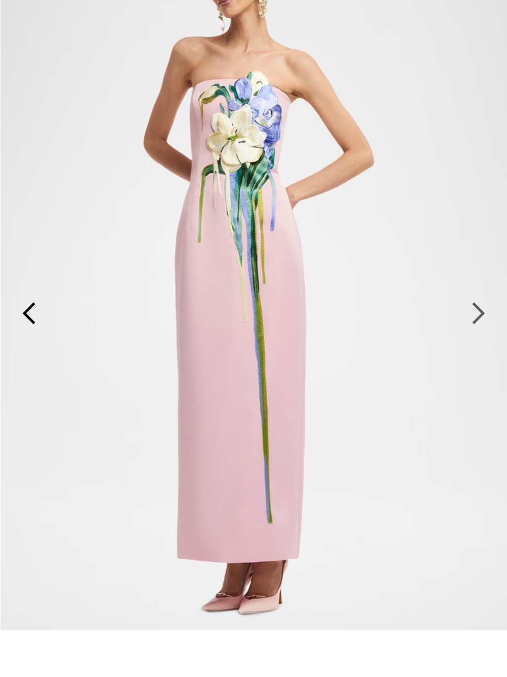Leo lin Rayna Embroidered Bustier Maxi Dress - Picture 2 of 5